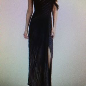 Dark Blue /Navy Gown /Evening Dress